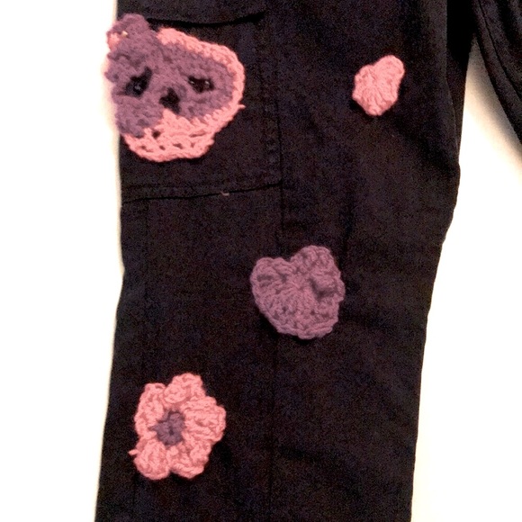 Women’s UPCYCLED HAND CRAFTED GRANNY SQUARES Sz 14 EUC OLD NAVY ROCKSTAR - Picture 5 of 16